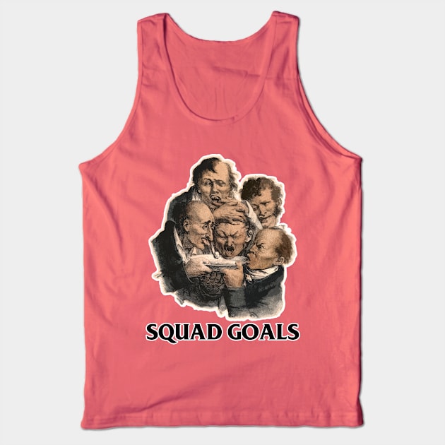 Squad Goals Vintage Design Tee Tank Top by DankFutura